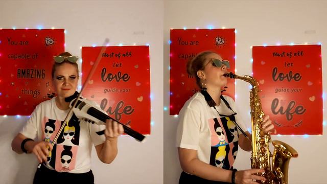 Diamonds By Sam Smith Violin & Saxophone Cover By Helga