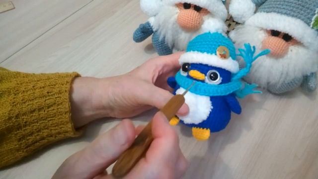 Гном, Пингвин, Сова и два пуловера. #иринакистаева #пингвинкрючком смотреть онлайн