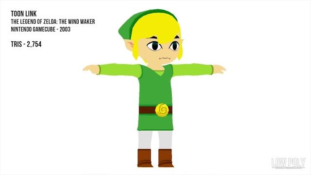 Link - Low Poly (Evolution of Characters in Video Games) - Episode 7 смотреть онлайн