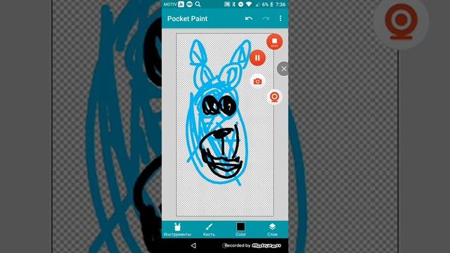 Ужастная четвёрка! Рисую аниматроников в покет паинт 1# смотреть онлайн