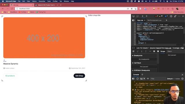 Building a Tailwind Page Builder with Vue 3.0 and Vite (pt. 4 - Building the components' editor) смотреть онлайн