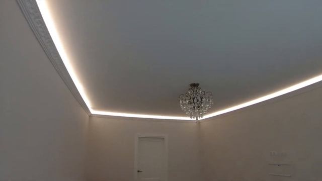 Потолочный плинтус с LED подсветкой смотреть онлайн