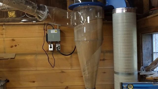 Clearvue cyclone dust collector test run смотреть онлайн