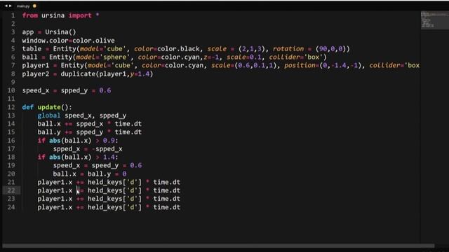 Создаем игру Ping Pong на Python за 30 секунд! смотреть онлайн