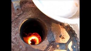 печь на опилках испытания