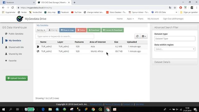 MyGeodata Cloud смотреть онлайн