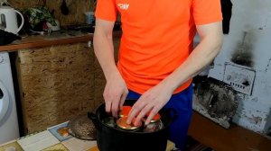 Настоящая тушенка из телятины в русской печи