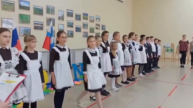 Торжественное посвящение учеников МБОУ СОШ 2 п. Чернянка в юнармейцы