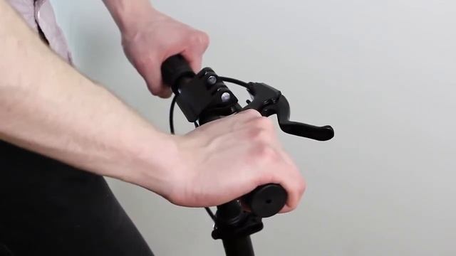 Cамокат Urban Scooter с дисковым тормозом, 2 амортизаторами и резиновыми колёсами 200 мм (РБ) смотреть онлайн