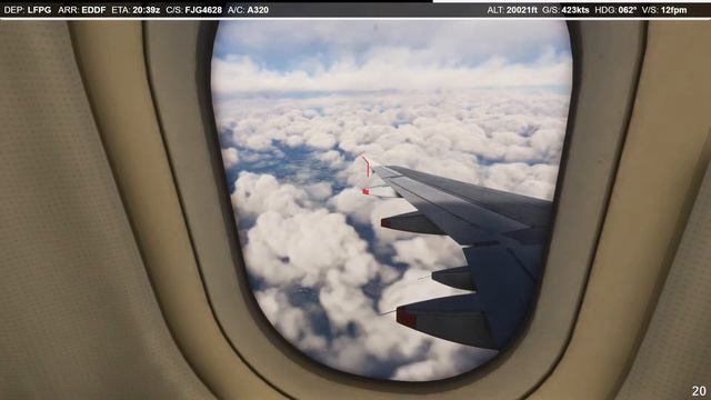MSFS - LFPG to EDDF - Fenix A320 - Flying for AT Aviation смотреть онлайн