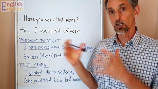 Care e greseala? PRESENT PERFECT vs PAST SIMPLE смотреть онлайн