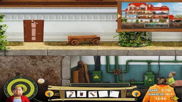 Neighbours From Hell 7 - Episodes 1-4 [100% walkthrough] смотреть онлайн
