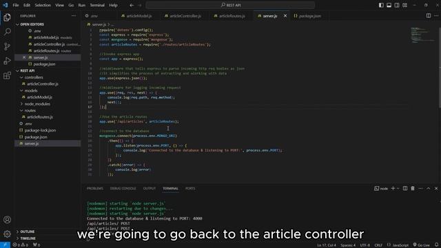 REST API Episode 3: Master the Get Route for Fetching All Articles! ?? смотреть онлайн