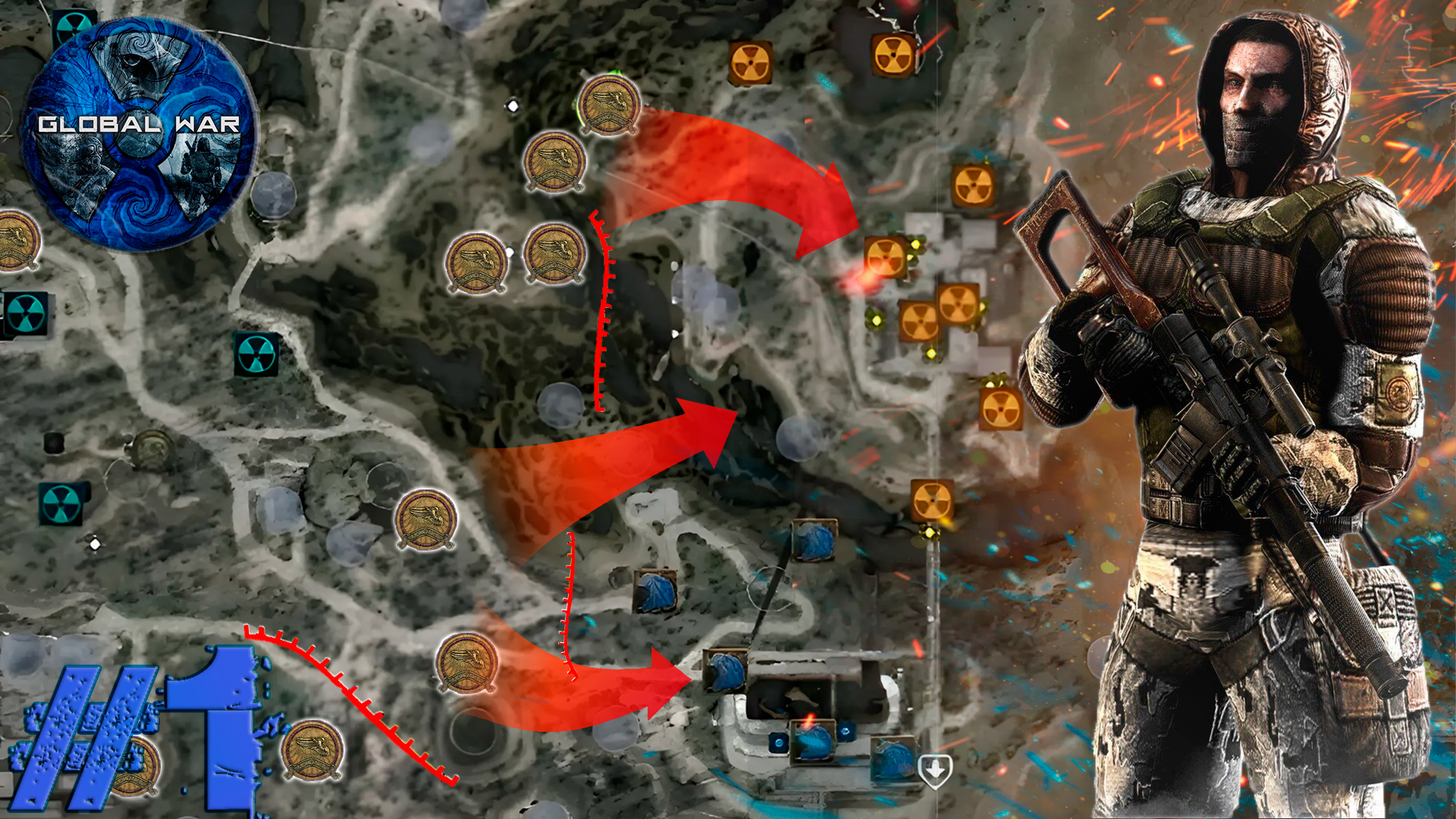 Война группировок За Монолит! STALKER Global War 0.4 #1 смотреть онлайн