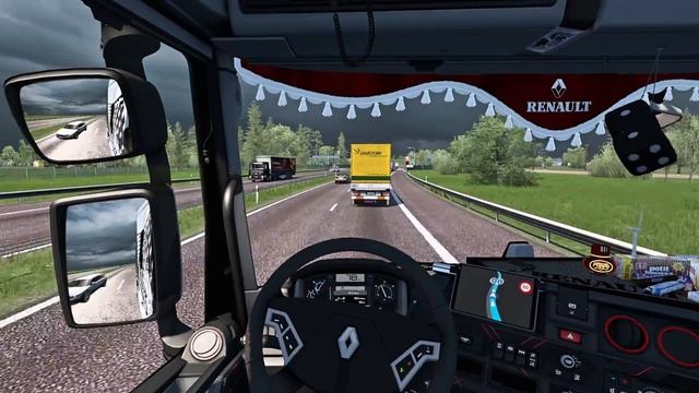 ETS2 1.45 PM 2.62 | Renault T Evolution | [SWE] Malmö - [SWE] Göteborg | 4K 60 FPS #ETS2 смотреть онлайн