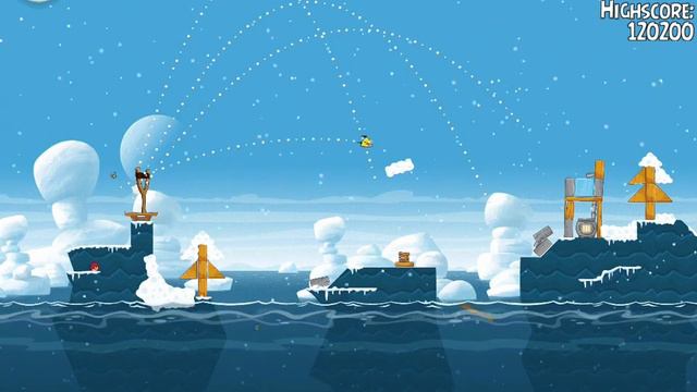 Arctic Eggspedition 1-19 | Score 12643 | Angry Birds Seasons смотреть онлайн