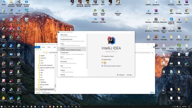How to open project(s) in Intellij Idea Community Edition смотреть онлайн