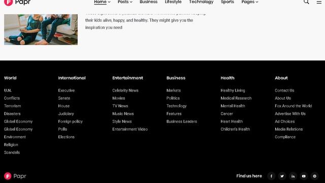 Papr | News Magazine WordPress Theme | Themeforest Templates смотреть онлайн
