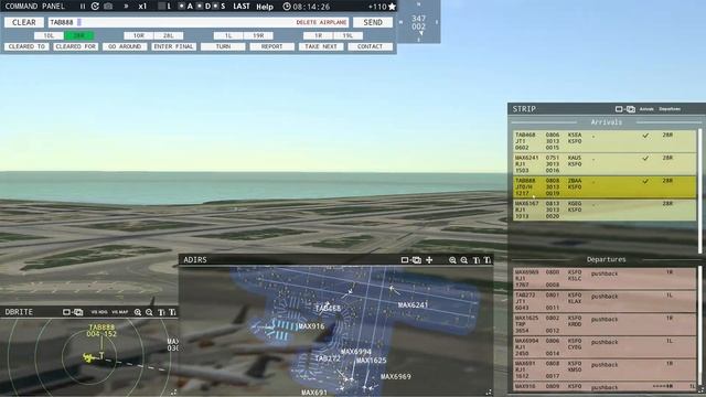 "Traffic on the RUNWAY!" Real Air Traffic Controller plays ATC Simulator Tower!3D Pro смотреть онлайн
