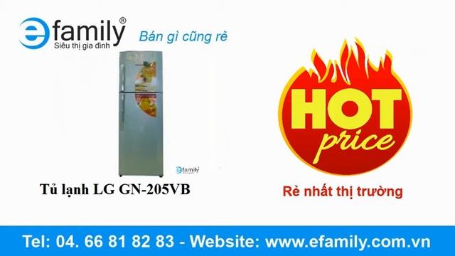 Tủ lạnh LG GN-205VB смотреть онлайн