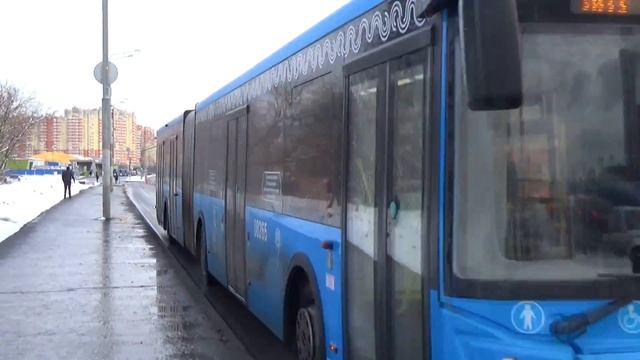 Автобусы ЛиАЗ-6213.65 с компенсационным маршрутом КМ1 "Метро Жулебино - Метро Выхино"! смотреть онлайн