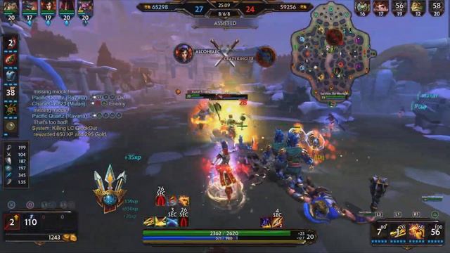 SMITE The classic double Mulan deicide to win a conquest game смотреть онлайн