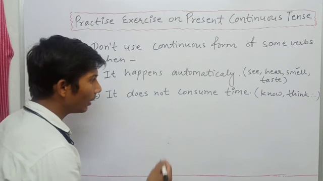 Practice Exercise of Present Continuous Tense||Present simple Vs present continuous tense|| смотреть онлайн