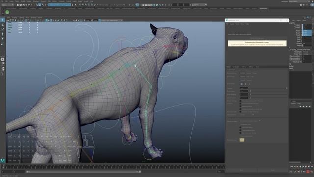 Быстрый скинниг собаки ngSkinTool / Easy dog skinning ngSkinTool смотреть онлайн