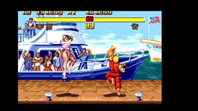 Super Street Fighter 2 Sega Genesis Mega Drive Game Play Chunli смотреть онлайн