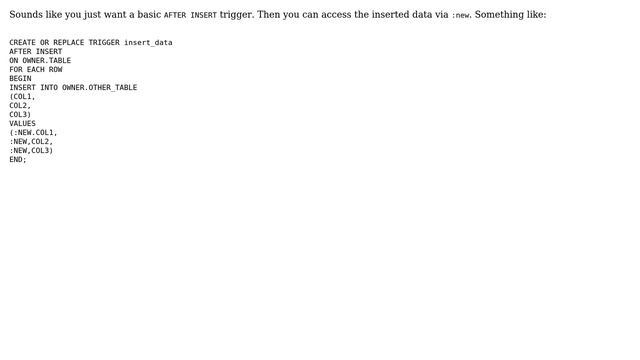 Trigger to automatically add values to a table in Oracle (2 Solutions!!) смотреть онлайн