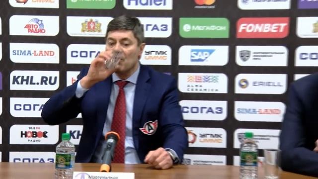 «Автомобилист» – «Салават Юлаев». Пресс-конференция смотреть онлайн