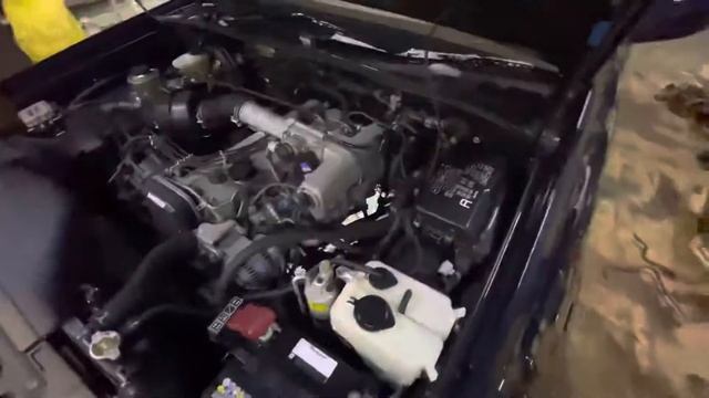 Работа двигателя 1GFE Toyota Crown GS141 смотреть онлайн