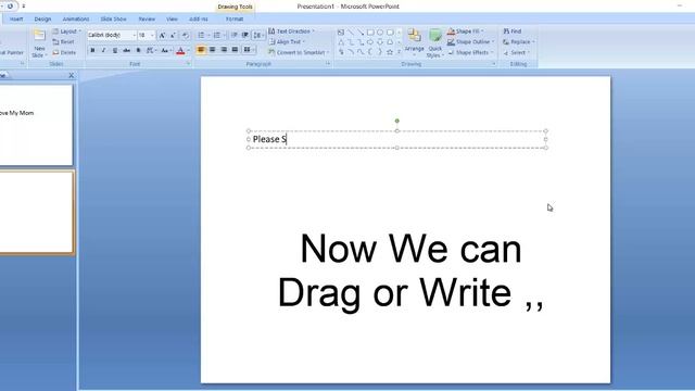 Write In a Blank Slide In MS Power point смотреть онлайн