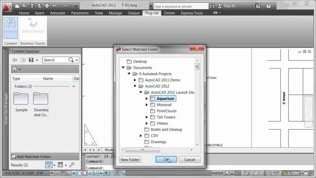 AutoCAD 2012: Content Explorer смотреть онлайн