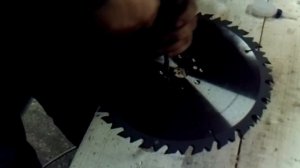 сверлим диск для дисковой пилорамы