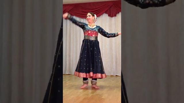 Индийский танец Kathak improvisation Elena Tarasova смотреть онлайн