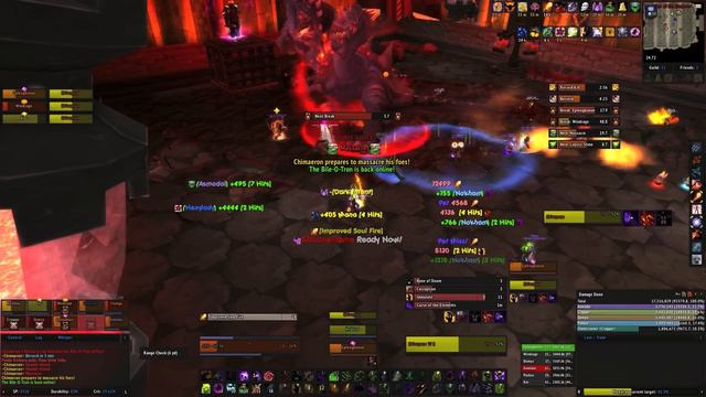 World of Warcraft - 10 Man Chimaeron Heroic - Destruction Warlock POV смотреть онлайн