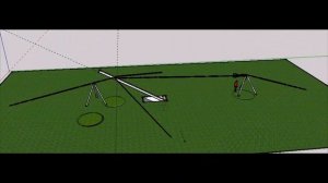 Установка опоры ЛЭП вручную -  один человек! | Installing the pylon by hand - one man!