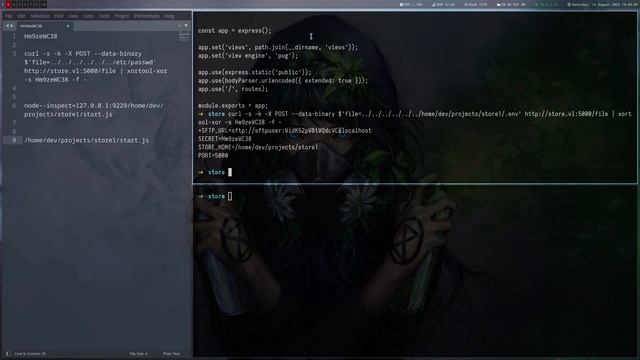 Vulnlab | Store - Node LFI, Node Debugging & using the ChromeDriver смотреть онлайн