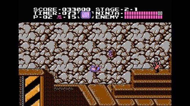 Dendy (Famicom,Nintendo,Nes) 8-bit Ninja Gaiden 1 Act 2