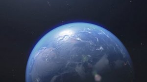 3D  Анимация вращения планеты Земля