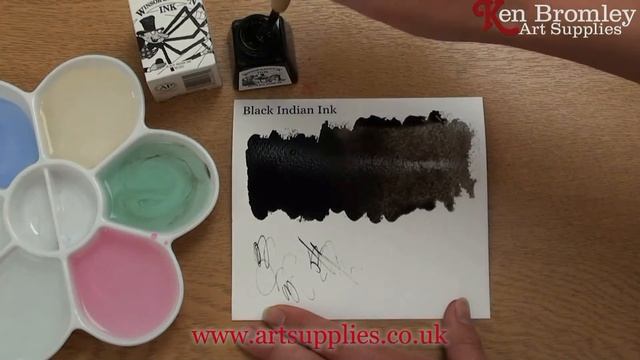 Winsor & Newton Drawing Ink Black Indian Ink 030