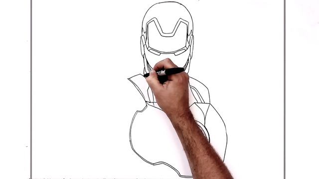 How To Draw Iron Man | Step By Step | Marvel смотреть онлайн