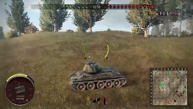 World of tanks #20 заряжаем снаряды на Т34 смотреть онлайн