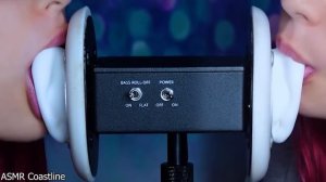 ASMR Ear Licking TWIN 4k 👅 3Dio 👅 ASMR EAR EATING