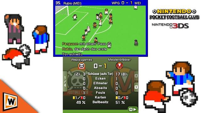 Let's Play Nintendo Pocket Football Club - 3DS [HD] #1 Der Anfang einer Legende? смотреть онлайн