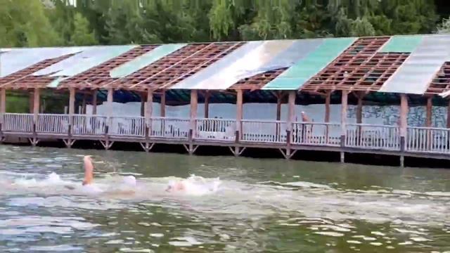 Эстафета sprint-swim-run "Горные козлы" смотреть онлайн