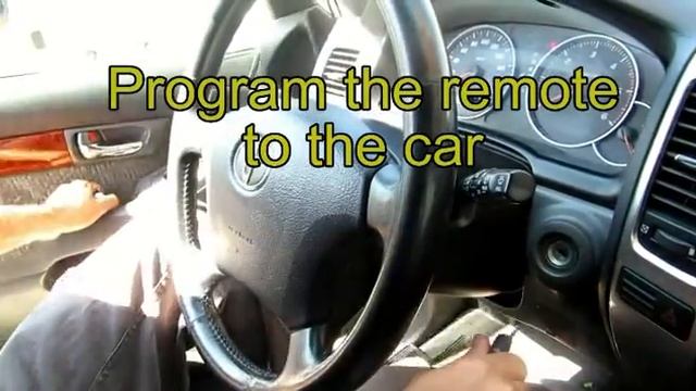 שכפול שלט טויוטה לנד קרוזר 2009 KD200 remote program for Toyota Land Cruiser смотреть онлайн