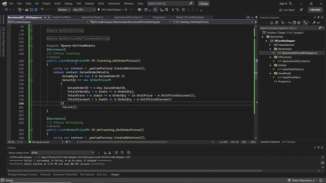 .Net EF Core 8 vs Dapper BenchmarkDotNet Read Data смотреть онлайн