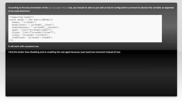 Eslint throws is assigned a value but never used , webpack module смотреть онлайн